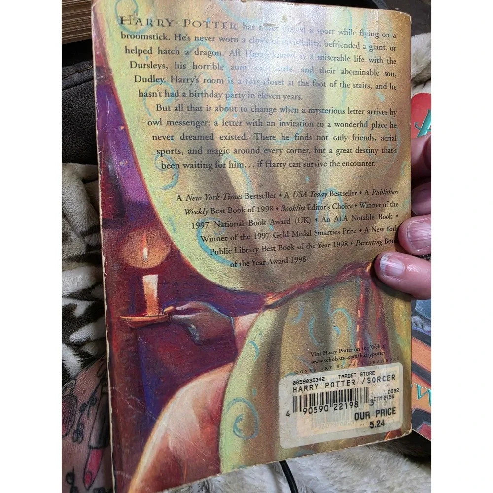 Harry Potter Books 1-3 Paperback Lot JK Rowling Scholastic Sorcerers Stone